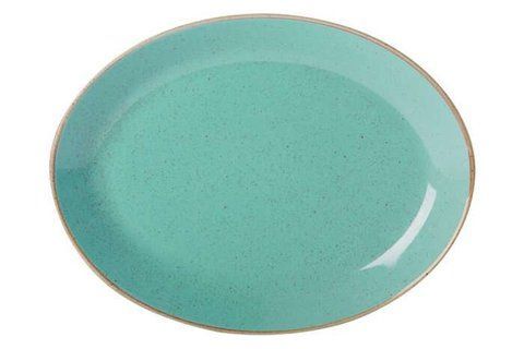 Блюдо Porland овальное Seasons Turquoise 240 мм 213-112124.T фото