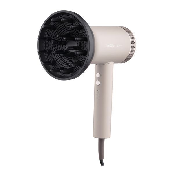 Фен ARDESTO Pearl Cream HD-Y702PERL, 1500-1800Вт, 3 швидкості, 3 темп.режими, магнітні насадки,бежевий HD-Y702PERL фото