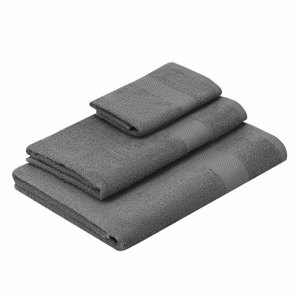 Рушник махровий ARDESTO Essence 50х90см, 100% бавовна, сірий темний ART2250DG фото