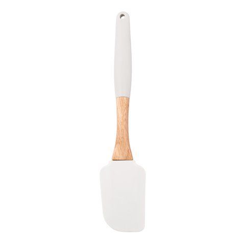Лопатка Ardesto Tasty Baking, 25см, силикон, дерево, светло-серый AR1560G фото