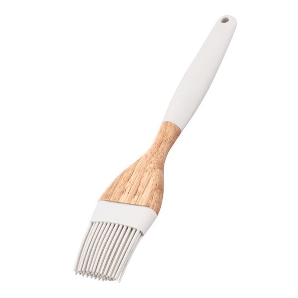 Пензлик Ardesto Tasty Baking, 22.3см, силікон, дерево, сірий світлий AR1561G фото