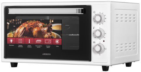 Піч електрична ARDESTO, 48л, 1600Вт, механіч., білий MEO-F48W фото