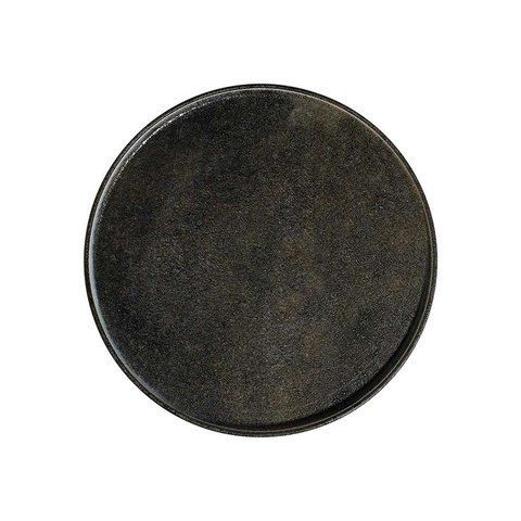Тарілка мілка з бортом ID Fine Visto Black 25.5 см - 20255-161025 20255-161025 фото