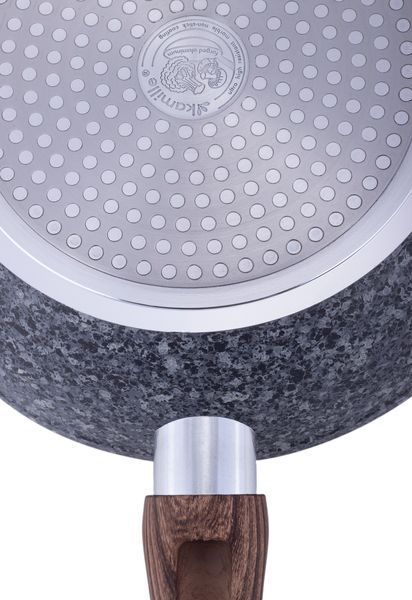 Сотейник Kamille 28см з антипригарним покриттям PTFE з алюмінію для індукції і газу 4167 фото