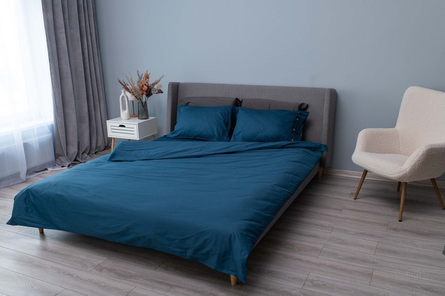 Підковдра ARDESTO Mix&Match, 160х220см, 100% бавовна, сатин, синій ART1622DVB фото