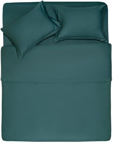 Підковдра ARDESTO Mix&Match Premium, 160х220см, 100% бавовна, сатин, зелений ART1622DVE фото