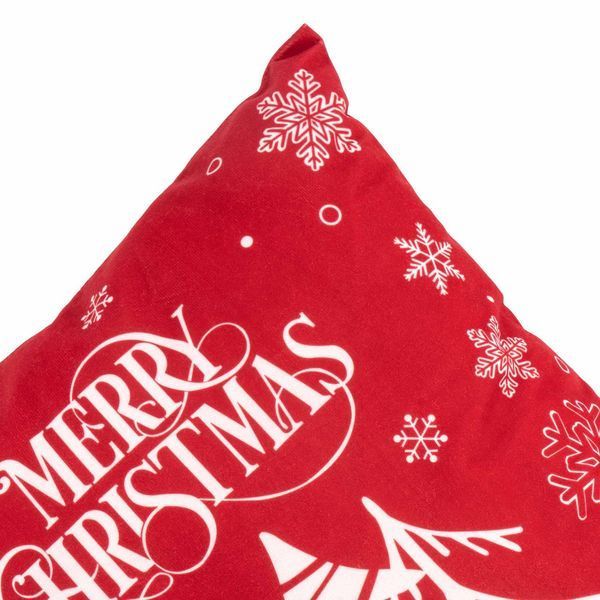 Подушка декор. ARDESTO Christmas 45х45см, 100% поліестер, червоний ART1032HT фото