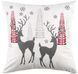Подушка декор. ARDESTO Christmas Deer 45х45см, 100% поліестер, білий ART1032HD фото 1
