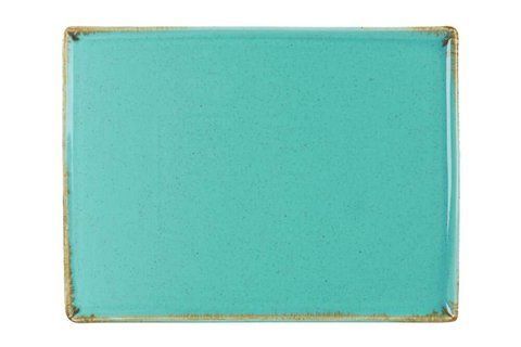 Тарілка Porland прямокутна Seasons Turquoise 180х130 мм 213-358819.T фото
