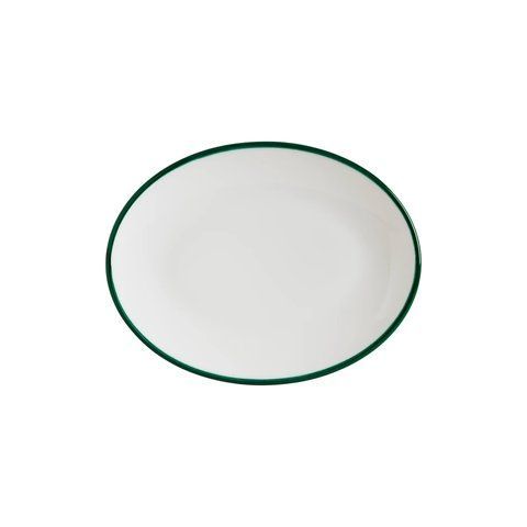 Linea Green Тарілка овальна 31*24см LNEGRMOV31OV фото