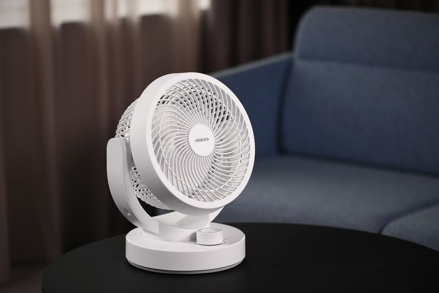 Вентилятор ARDESTO FT-B25W настільний, 15см, 30Вт, білий FT-B25W фото