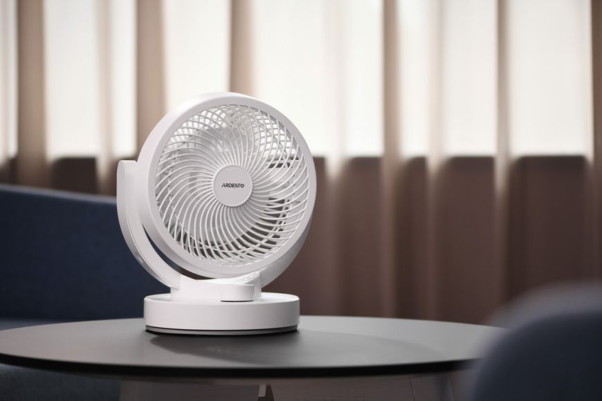 Вентилятор ARDESTO FT-B25W настільний, 15см, 30Вт, білий FT-B25W фото