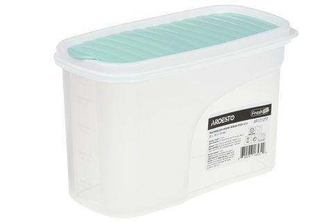 Контейнер для зберігання харчових продуктів ARDESTO Fresh, 1.2л, пластик, блакитний AR1212TP фото