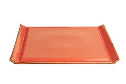 Блюдо Porland прямоугольное для подачи Seasons Orange 320х260 мм 213-538136.O фото