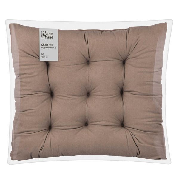 Подушка для стільця ARDESTO Soft 40х40см, 100% поліестер, бежевий ART03ST фото