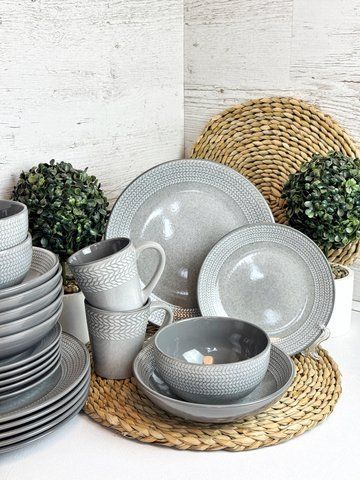 Столовый сервиз 20 пр. Intrendo Antigo Grey N0020ANT/2 IN0020ANT/2 фото
