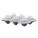 Форма для льда с крышкой Ardesto Fresh Diamond, 25х15х3.2см, силикон, серый AR2341T фото 1