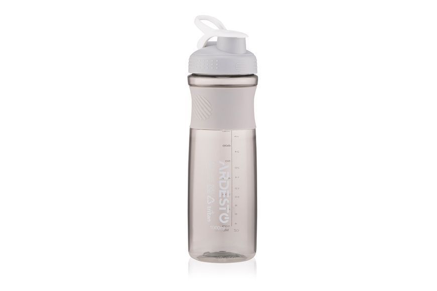 Бутылка для воды ARDESTO Smart bottle, 1000мл, тритан, серый AR2204TG фото