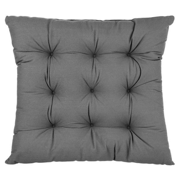 Подушка для стільця ARDESTO Soft 40х40см, 100% поліестер, сірий ART03SG фото
