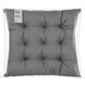 Подушка для стільця ARDESTO Soft 40х40см, 100% поліестер, сірий ART03SG фото 2