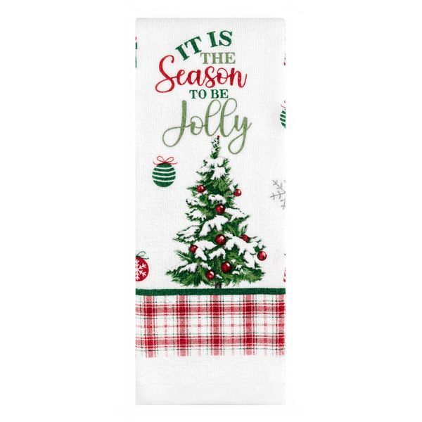 Набір рушничків для кухні ARDESTO Christmas Tree 38х63см, 2шт, 100% бавовна, зелений ART3863HT фото