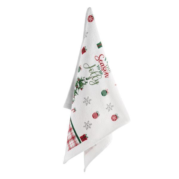 Набір рушничків для кухні ARDESTO Christmas Tree 38х63см, 2шт, 100% бавовна, зелений ART3863HT фото