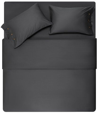 Підковдра ARDESTO Mix&Match Premium, 160х220см, 100% бавовна, сатин, сірий ART1622DVY фото