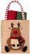 Подарунковий набір рушничків в мішечку ARDESTO Christmas Deer 38х63см, 2шт, 100% бавовна, червоний, зелений ART3863HDB фото 1