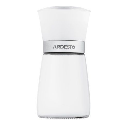 Мельница для соли и перца Ardesto Gemini, 180 мл, стекло, нержавеющая сталь, прозрачный AR6575B фото