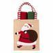 Подарунковий набір рушничків в мішечку ARDESTO Christmas Santa 38х63см, 2шт, 100% бавовна, червоний, зелений ART3863HSB фото 2