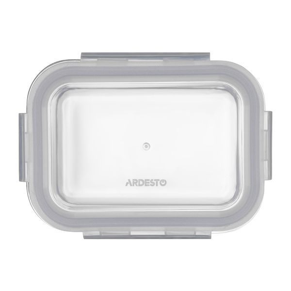 Контейнер для хранения пищевых продуктов ARDESTO Gemini 0.38л, боросиликатное стекло, пластик, прямоугольный, прозрачный AR1240BRC фото