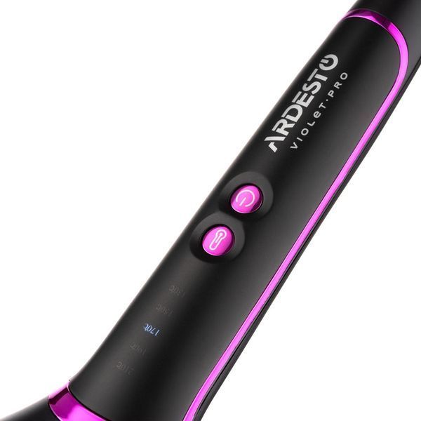 Щітка-випрямляч ARDESTO Violet Pro HSB-Y220PRO, 50Вт, 130-210C, кераміка, чорний HSB-Y220PRO фото
