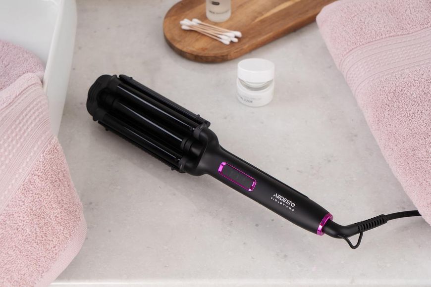 Щітка-випрямляч ARDESTO Violet Pro HSB-Y220PRO, 50Вт, 130-210C, кераміка, чорний HSB-Y220PRO фото