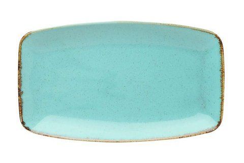 Блюдо Porland прямоугольное Seasons Turquoise 310х180 мм 213-118331.T фото