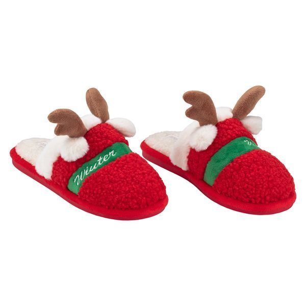Взуття домашнє ARDESTO Christmas 38/39 розмір, 100% поліестер, підошва 100% гума, червоний ART2538DR фото