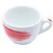 Чашка cappuccino 180 мл Red stroke B "Verona Millecolori Hand Painted Brush stroke B Red with 35118 фото 1