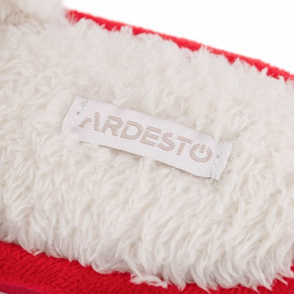 Взуття домашнє ARDESTO Christmas 40/41 розмір, 100% поліестер, підошва 100% гума, червоний ART2540DR фото