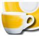 Чашка cappuccino 180 мл Yellow "Verona Millecolori Hand Painted Brush stroke B with handle" 35121 фото 1