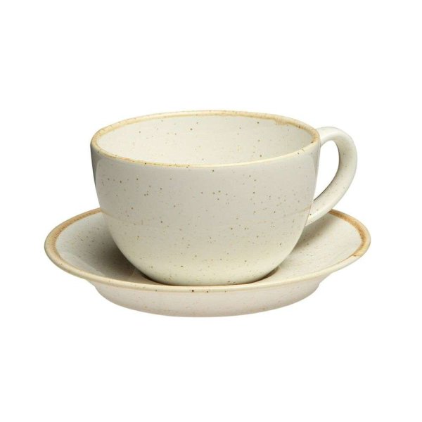 Porland Seasons Beige Чашка чайна 320 мл з блюдцем