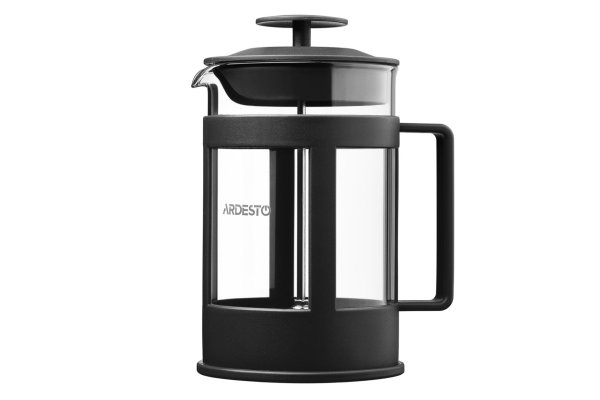 Френч-прес Ardesto Fresh, 800 мл, чорний, пластик, скло