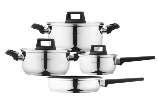 Набір посуду Ardesto Gemini Piemonte 7 пред., нержавіюча сталь