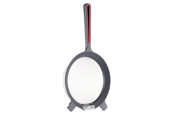 Сито Ardesto Gemini, 17 см, сірий, червоний