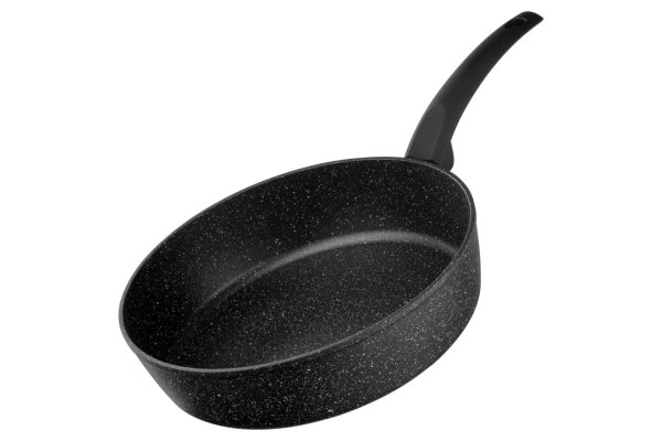 Сковорода Ardesto Gemini Gourmet Viareggio з кришкою 28 см, чорний, алюміній