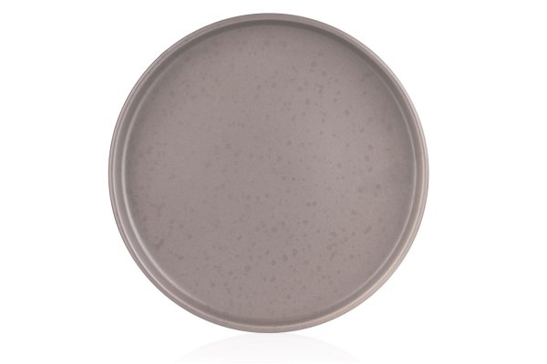 Тарілка десертна Ardesto Trento, 20,5 см, сіра, кераміка