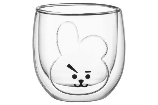 Набір чашок Ardesto Animals з подвійними стінками, 300 мл, 2 од., боросилікатне скло