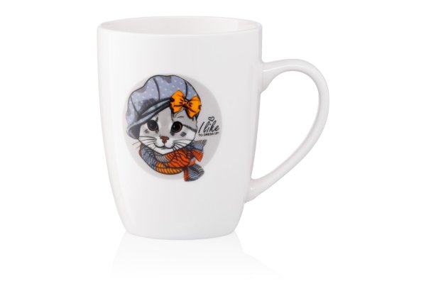 Чашка Ardesto Lovely cat, 320 мл, порцеляна