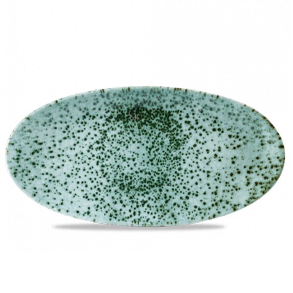 MNGROV351 Блюдо овальне 34,7х17,3 см, колір Green серія "Mineral"