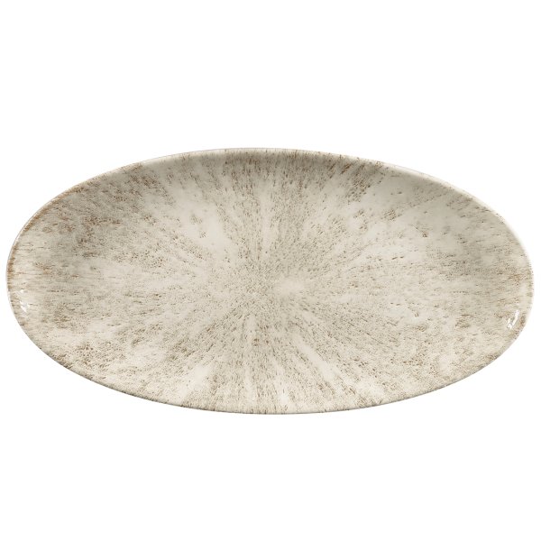 STAGOV351 Блюдо овальне 34,7*17,3 см колір Agate Grey, серія "Stone"