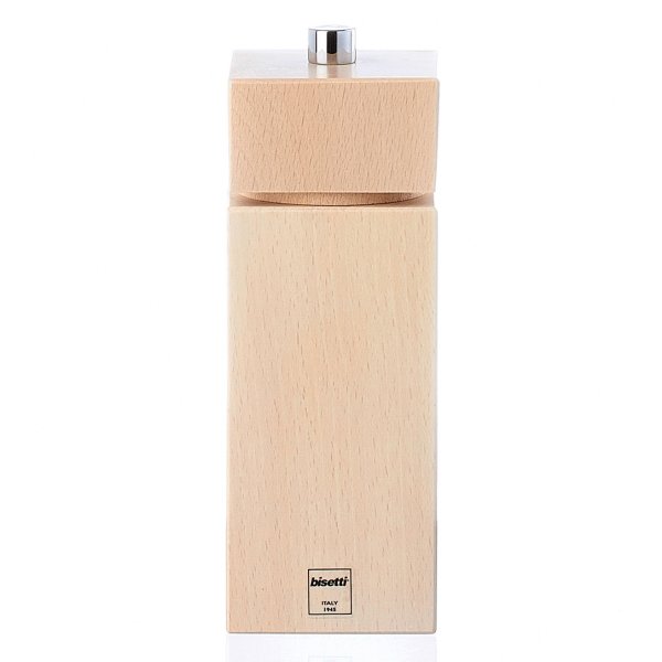 4150B Млинок для перцю квадратний білий, серія Trento 165 мм