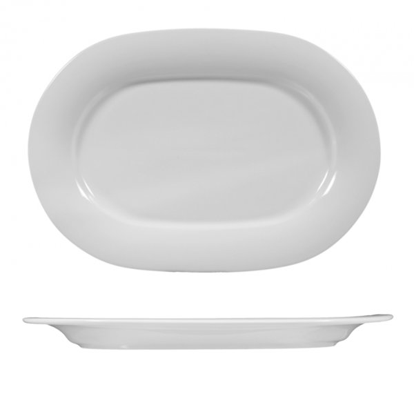 504462 ВП Блюдо овальне 28 см серія "Savoy"